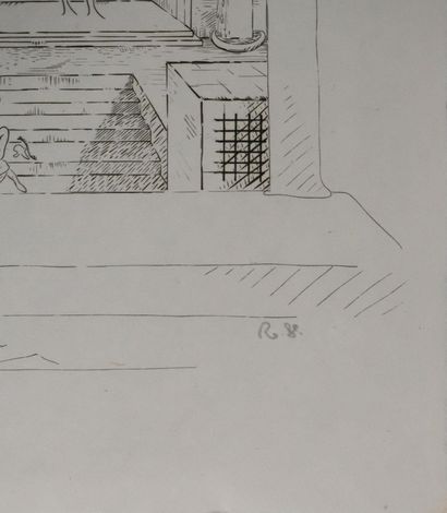 Roger VIEILLARD (1907-1989)
Temple d'Apollon
Gravure...