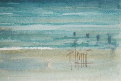 René LEVERD (1872-1938)
Eclaircie sur l'eau
Aquarelle...