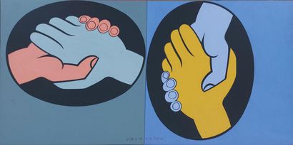 Victor VASARELY (1906-1997)
Amitié multicolore...