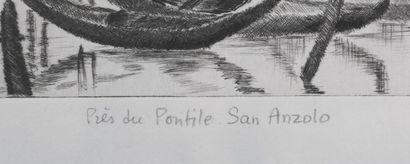 Camille COMBE (1911-2005)
Près du Pontile...