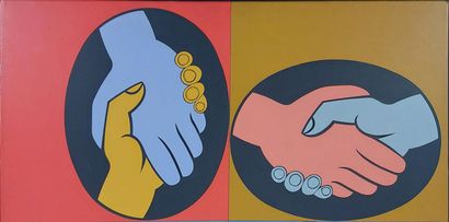 Victor VASARELY (1906-1997)
Amitié multicolore...