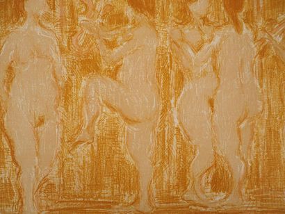 André COTTAVOZ (1922-2012)
Mélodie à la harpe,...