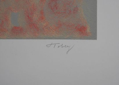 Mark TOBEY (1890-1976)
Silhouette à l'aube,...