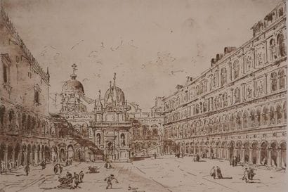 Francesco GUARDI (1712-1793)
Venise, La cours...