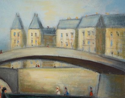 Michel PABOIS (1939-)
Paris, Vue sur la Conciergerie...