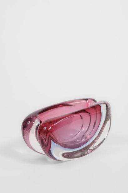 MURANO
Sommerso glass cup with two thick...