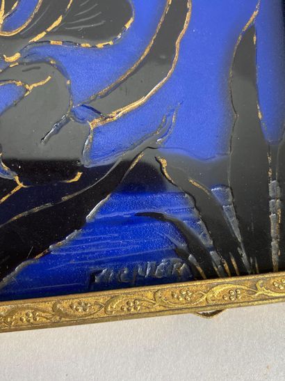 ART NOUVEAU
Plaque en verre multicouche dégagé...