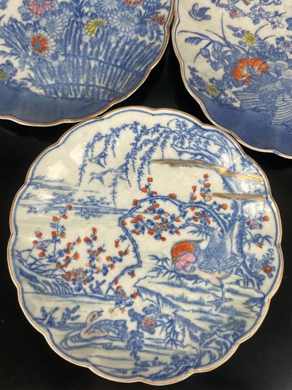 JAPON - Début du XXe siècle
Trois assiettes...
