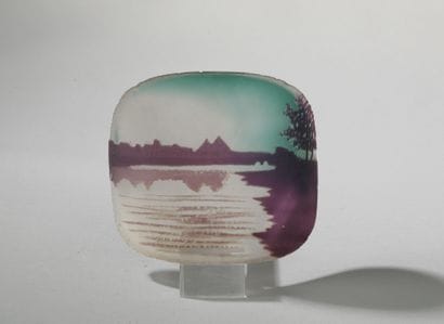 ART NOUVEAU
Plaque en verre multicouche dégagé...