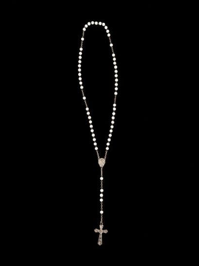 White Bead Rosary
L.: 20 cm