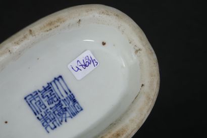 CHINE - XX ème siècle
Gourde en porcelaine...