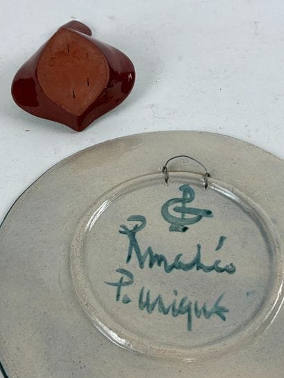 R. MAHÉO (XXe siècle)
Assiette en céramique...