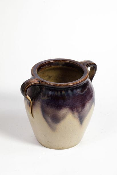 Vase à deux anses pouvant former cache-pot...