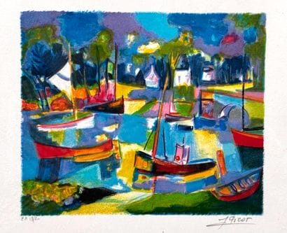 Jean-Claude PICOT (1933-2020)
VOILIERS
Lithographie...