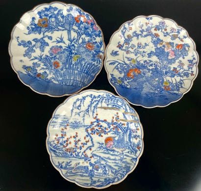 JAPON - Début du XXe siècle
Trois assiettes...