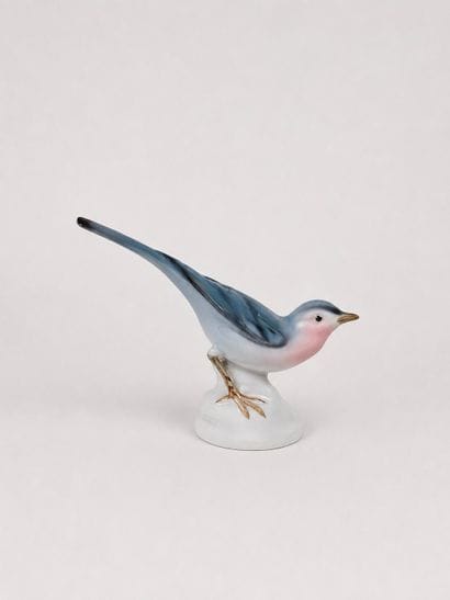 Sujet en porcelaine allemande émaillée polychrome...