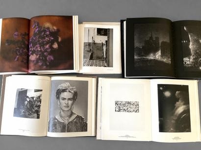 A set of five books on photography. 
“Heinrich...