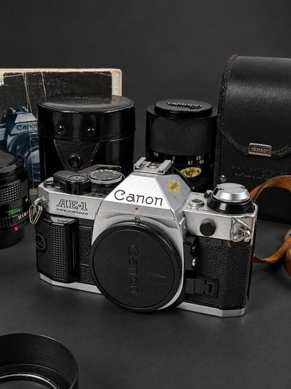 In a Lowepro bag, a substantial collection...