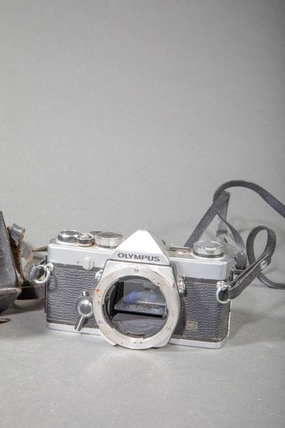 Set of three assorted cameras, as-is. Foca...