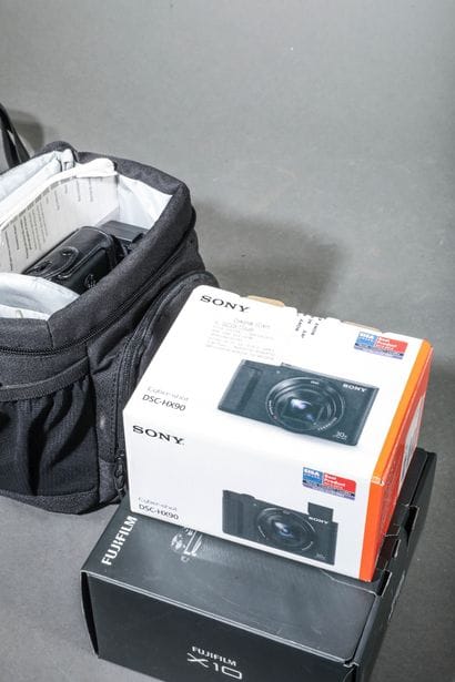 Includes original boxes, bag, and accessories—including...