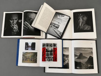 A set of five books on photography. 
Raymond...