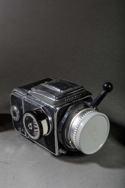 In a case, a set of Hasselblad photography...
