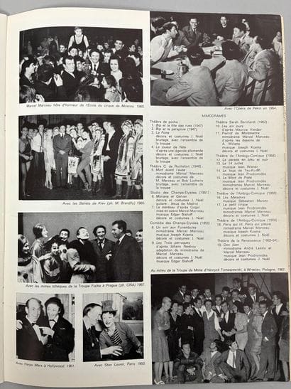 MARCEL MARCEAU MIME COMPANY
Program autographed...
