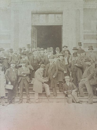 A collection of photographs featuring members...