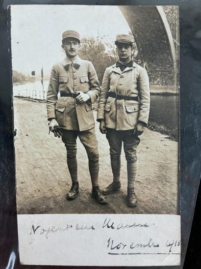 A collection of photographs and prints depicting...