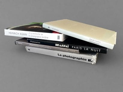 A set of five books on photography. 
“Heinrich...