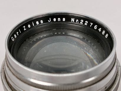 Carl Zeiss Jena Sonnar 2/8.5 cm lens, No....