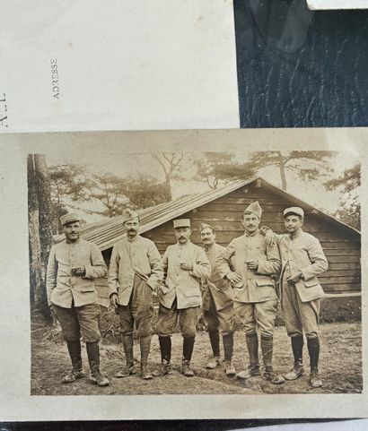 A collection of photographs and prints depicting...