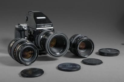 Bronica photography kit.
In a bag with documents...