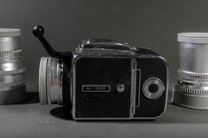 In a case, a set of Hasselblad photography...