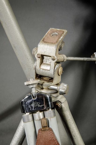 Set of four tripods, including a Gitzo No....