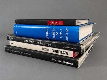 A set of five books on photography. 
Raymond...