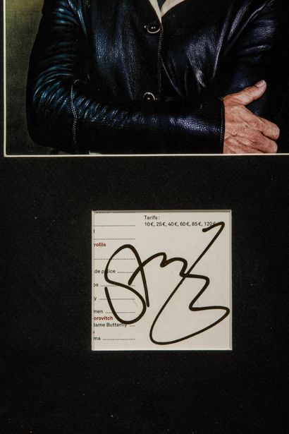 STING (1951-)
Autographed photograph by the...