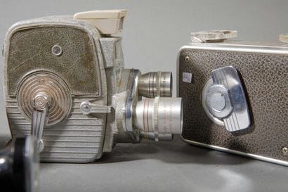 Set of four cameras. One Camex Ercsam Reflex...