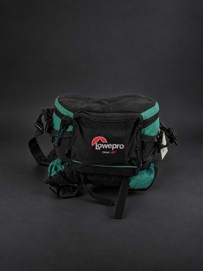 In a Lowepro bag, a substantial collection...