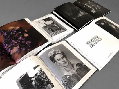 A set of five books on photography. 
“Heinrich...