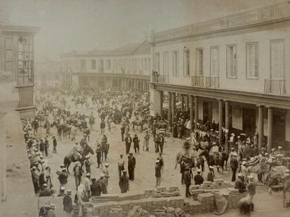 A collection of photographs featuring members...