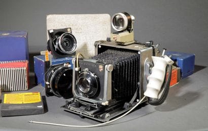 Linhof photographic kit. In a “Super Technika...