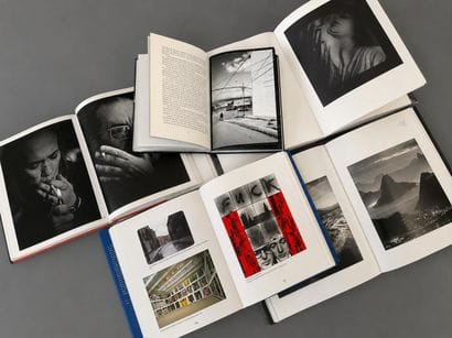 A set of five books on photography. 
Raymond...