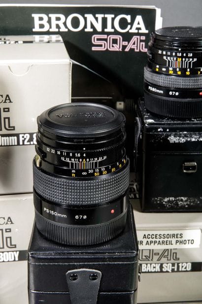 Bronica photography kit.
In a bag with documents...