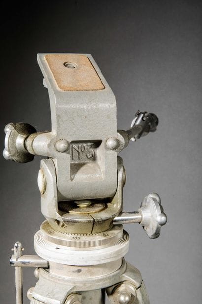 Set of four tripods, including a Gitzo No....