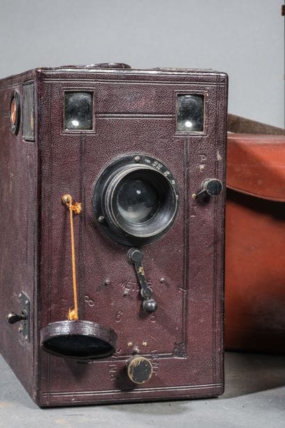 Set of three assorted cameras in their current...