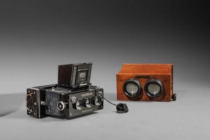 In a Voigtländer hard leather case, a Voigtländer...