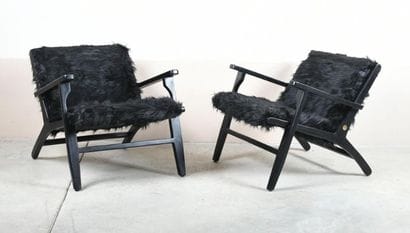 Olivier DE SCHRIJVER (1958)
Paire de fauteuils...
