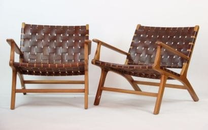Olivier DE SCHRIJVER (1958)
Paire de fauteuils...