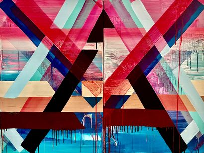 Maya HAYUK (1969) - USA
Hash TAG - acrylique...